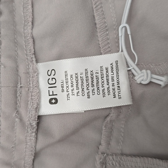 FIGS Joggers Mens 2XL Taupe Gray Blue Pants New NWT - Picture 4 of 9